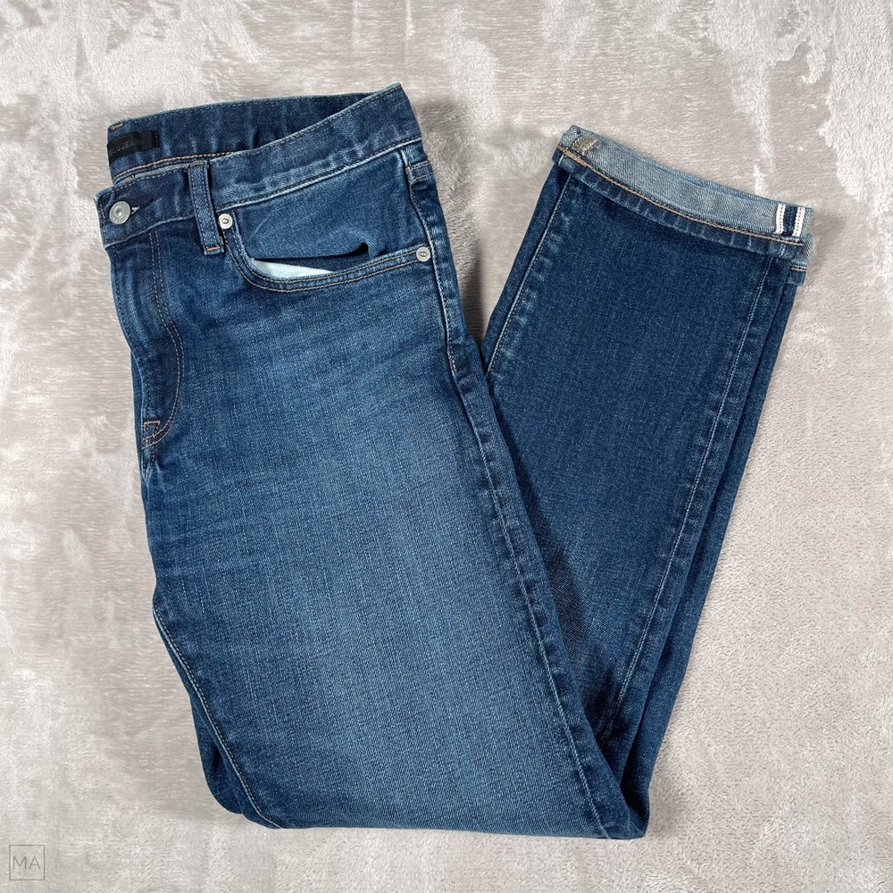 Uniqlo Men's Jeans Selvedge Denim Casual 33x32 Blue